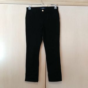 Chaps Black Straight Jeans Size 4 Petite